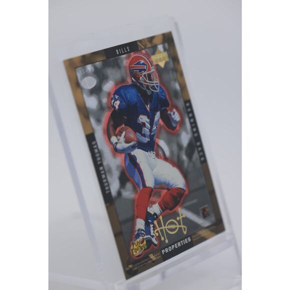 1996 Upper Deck Hot Properties Gold #HT-20 Barry Sanders Thurman Thomas PSA 8 - Picture 4 of 4